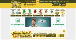 Desktop Screenshot of loteriaslleida.com